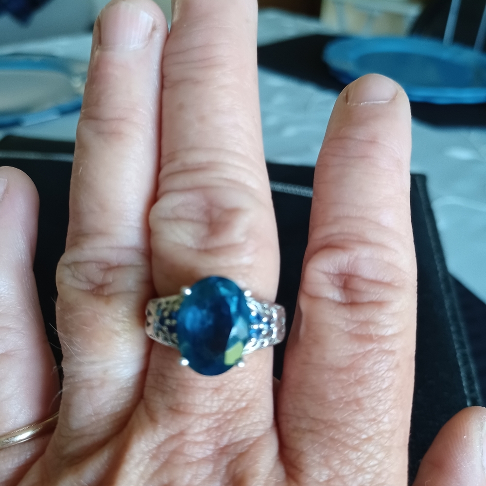 London Blue Topaz Ring